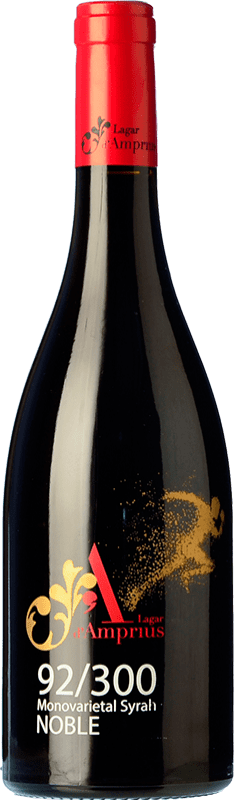 14,95 € Free Shipping | Red Wine Lagar d'Amprius 92/300 I.G.P. Vino de la Tierra Bajo Aragón Aragon Spain Syrah — Shiraz Bottle 75 cl