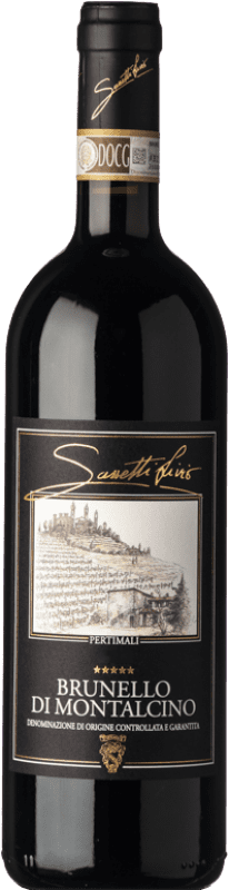 63,95 € Kostenloser Versand | Rotwein Livio Sassetti Podere Pertimali D.O.C.G. Brunello di Montalcino Toskana Italien Sangiovese Flasche 75 cl