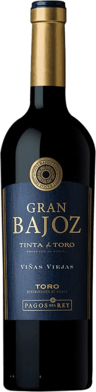 16,95 € Spedizione Gratuita | Vino rosso Pagos del Rey Gran Bajoz D.O. Toro Castilla y León Spagna Tinta de Toro Bottiglia 75 cl