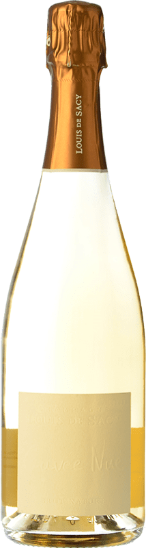 64,95 € Kostenloser Versand | Weißer Sekt Louis de Sacy Cuvée Nue A.O.C. Champagne Champagner Frankreich Spätburgunder, Chardonnay Flasche 75 cl