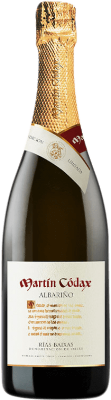 32,95 € 送料無料 | 白スパークリングワイン Martín Códax Sparkling D.O. Rías Baixas ガリシア スペイン Albariño ボトル 75 cl