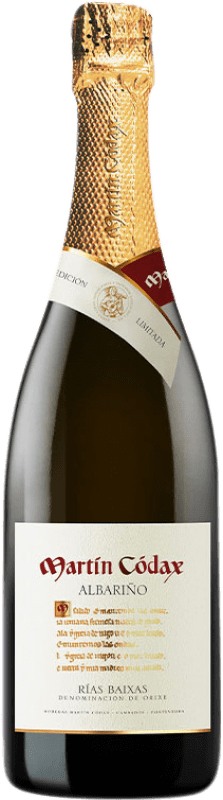 23,95 € Kostenloser Versand | Weißer Sekt Martín Códax Sparkling — Sekt D.O. Rías Baixas Galizien Spanien Albariño — Albarinho Flasche 75 cl