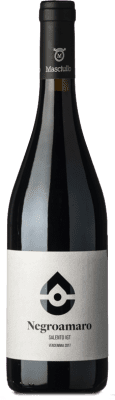 15,95 € Spedizione Gratuita | Vino rosso Masciullo I.G.T. Salento Puglia Italia Negroamaro Bottiglia 75 cl