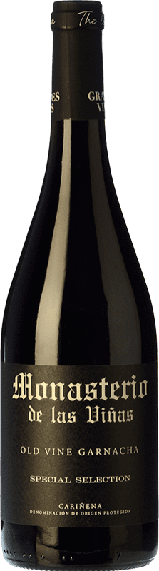 11,95 € Free Shipping | Red Wine Grandes Vinos Monasterio de las Viñas Old Vines D.O. Cariñena Aragon Spain Garnacha — Grenache Bottle 75 cl