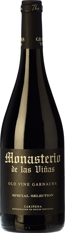 11,95 € Spedizione Gratuita | Vino rosso Grandes Vinos Monasterio de las Viñas Old Vine D.O. Cariñena Aragona Spagna Grenache Bottiglia 75 cl