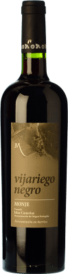 52,95 € Kostenloser Versand | Rotwein Monje Kanarische Inseln Spanien Vijariego Schwarz Flasche 75 cl