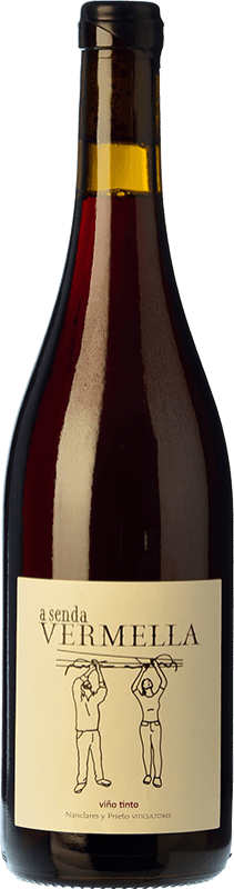 25,95 € Kostenloser Versand | Rotwein Nanclares A Senda Vermella Spanien Mencía, Caíño Schwarz Flasche 75 cl