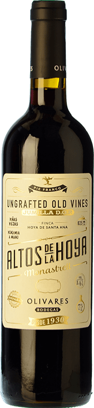 9,95 € Envio grátis | Vinho tinto Olivares Alto de la Hoya D.O. Jumilla Região de Múrcia Espanha Grenache, Monastrell Garrafa 75 cl