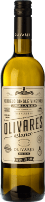 9,95 € Бесплатная доставка | Белое вино Olivares Blanco D.O. Jumilla Регион Мурсия Испания Verdejo бутылка 75 cl