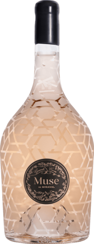 329,95 € Free Shipping | Rosé Wine Château Miraval Muse A.O.C. Côtes de Provence Provence France Garnacha — Grenache, Rolle Magnum Bottle 1,5 L