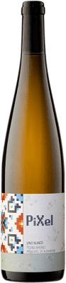 9,95 € Envío gratis | Vino Blanco Bentomiz PiXel D.O. Sierras de Málaga Andalucía España Pedro Ximénez, Moscatel Botella 75 cl