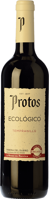 10,95 € Free Shipping | Red wine Protos D.O. Ribera del Duero Castilla y León Spain Tempranillo Bottle 75 cl