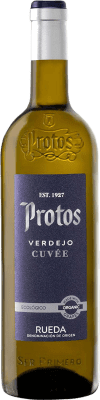 13,95 € 免费送货 | 白酒 Protos Cuvée D.O. Rueda 卡斯蒂利亚莱昂 西班牙 Verdejo 瓶子 75 cl
