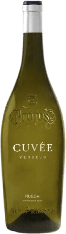 15,95 € 免费送货 | 白酒 Protos Cuvée D.O. Rueda 卡斯蒂利亚莱昂 西班牙 Verdejo 瓶子 75 cl