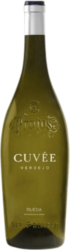 16,95 € Free Shipping | White wine Protos Cuvée D.O. Rueda Castilla y León Spain Verdejo Organic Bottle 75 cl