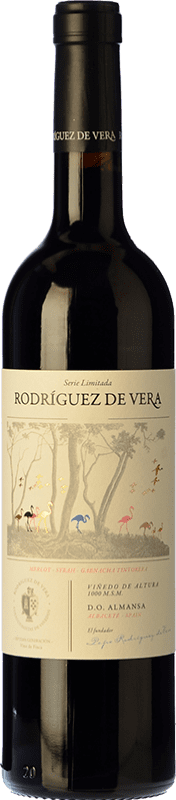 16,95 € 送料無料 | 赤ワイン Rodríguez de Vera D.O. Almansa カスティーリャ・ラ・マンチャ スペイン Merlot, Syrah, Cabernet Sauvignon, Grenache Tintorera ボトル 75 cl