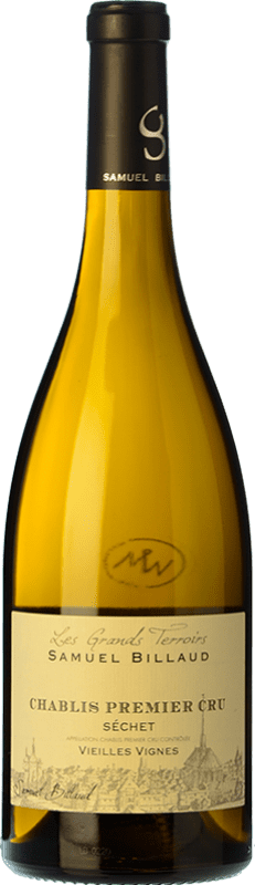 66,95 € Spedizione Gratuita | Vino bianco Samuel Billaud Sechet Vieilles Vignes A.O.C. Chablis Premier Cru Borgogna Francia Chardonnay Bottiglia 75 cl
