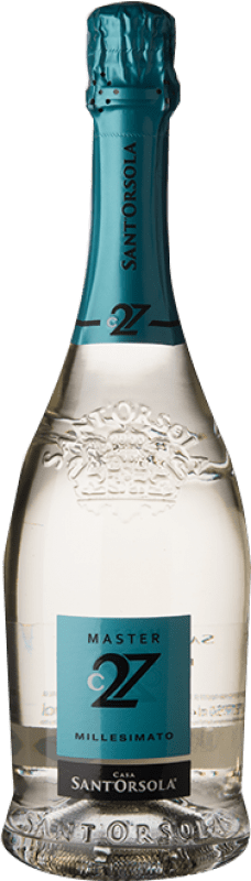 7,95 € Envío gratis | Espumoso Blanco Sant'Orsola Master C27 Extra Dry — Extra Seco Cuvée D.O.C. Prosecco Veneto Italia Garganega, Glera Botella 75 cl