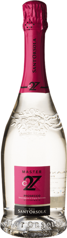 8,95 € Бесплатная доставка | Белое игристое Sant'Orsola Extradry Master C27 Экстра сухой D.O.C. Prosecco Венето Италия Glera бутылка 75 cl