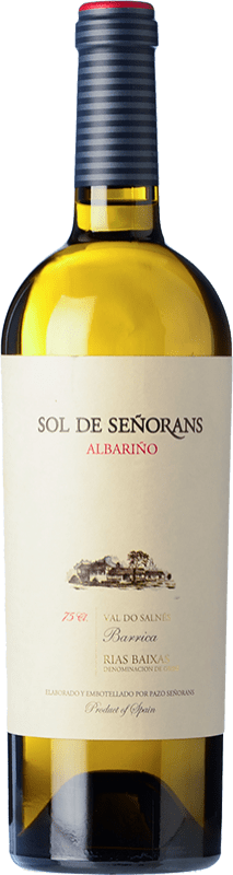49,95 € Envio grátis | Vinho Branco Pazo de Señorans Sol de Señorans D.O. Rías Baixas Galiza Espanha Albariño — Albarinho Garrafa 75 cl