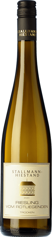 13,95 € 免费送货 | 白酒 Stallmann-Hiestand Vom Rotliegenden Troken Q.b.A. Rheinhessen Rheinhessen 德国 Riesling 瓶子 75 cl