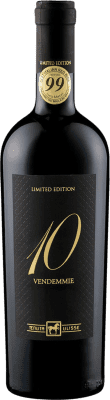 33,95 € Envío gratis | Vino tinto Tenuta Ulisse 10 Vendemmie Limited Edition Rosso Italia Montepulciano Botella 75 cl