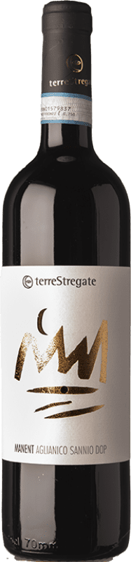 14,95 € Бесплатная доставка | Красное вино Terre Stregate Manent D.O.C. Sannio Кампанья Италия Aglianico бутылка 75 cl