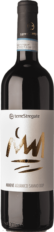 15,95 € Free Shipping | Red wine Terre Stregate Manent D.O.C. Sannio Campania Italy Aglianico Bottle 75 cl