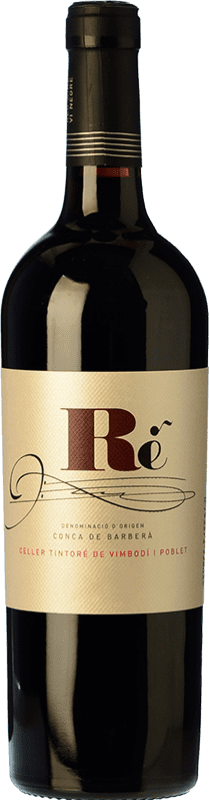 19,95 € Бесплатная доставка | Красное вино Tintoré Tinto Ré D.O. Conca de Barberà Каталония Испания Grenache, Cabernet Sauvignon, Carignan бутылка 75 cl
