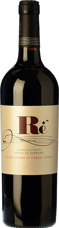 19,95 € Free Shipping | Red wine Tintoré Tinto Ré D.O. Conca de Barberà Catalonia Spain Grenache, Cabernet Sauvignon, Carignan Bottle 75 cl