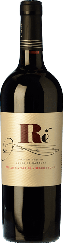 15,95 € 送料無料 | 赤ワイン Tintoré Ré D.O. Conca de Barberà カタロニア スペイン Garnacha — グルナッシュ, Cabernet Sauvignon — カベルネ・ソーヴィニヨン, Cariñena — カリニャン 75 cl