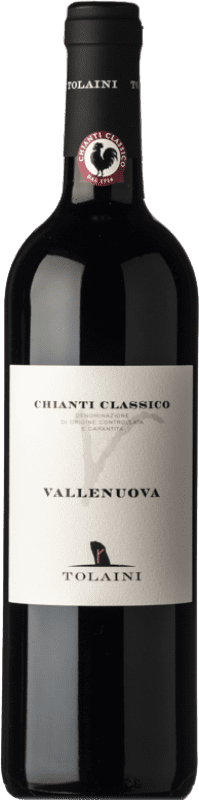 17,95 € 送料無料 | 赤ワイン Tolaini Vallenuova D.O.C.G. Chianti Classico トスカーナ イタリア Sangiovese ボトル 75 cl