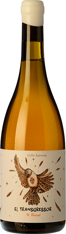 19,95 € Envio grátis | Vinho branco Sanromà Transgressor D.O. Tarragona Catalunha Espanha Grenache Branca Garrafa 75 cl