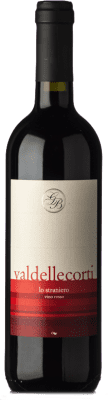 18,95 € Spedizione Gratuita | Vino rosso Val delle Corti Lo Straniero Italia Merlot, Sangiovese Bottiglia 75 cl