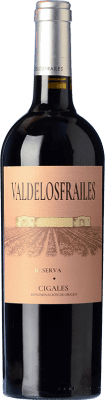 25,95 € Kostenloser Versand | Rotwein Valdelosfrailes Reserve D.O. Cigales Kastilien und León Spanien Tempranillo Flasche 75 cl