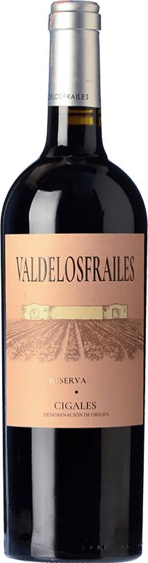 25,95 € 免费送货 | 红酒 Valdelosfrailes 预订 D.O. Cigales 卡斯蒂利亚莱昂 西班牙 Tempranillo 瓶子 75 cl