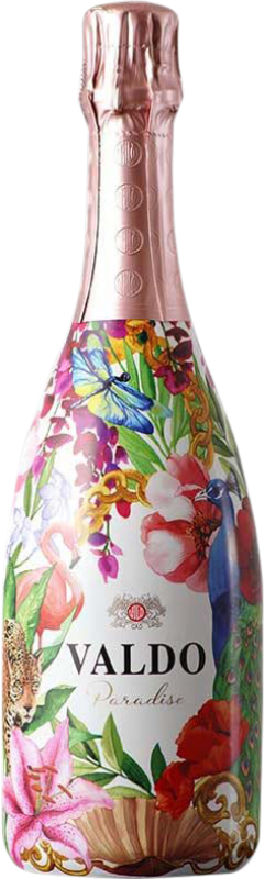 15,95 € Envio grátis | Espumante Rosé Valdo Paradise Brut — Bruto Rosé Itália Nerello, Glera 75 cl