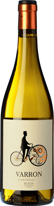16,95 € Бесплатная доставка | Белое вино Lagar de Moha Varron Cuvée Especial D.O. Rueda Кастилия-Леон Испания Verdejo бутылка 75 cl