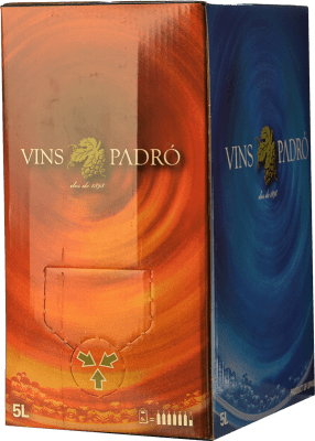 19,95 € Envoi gratuit | Vin rouge Padró Negre Espagne Tempranillo, Merlot Bag in Box 5 L