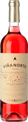 12,95 € Free Shipping | Rosé wine Insulares Tenerife Viña Norte Rosado Young D.O. Tacoronte-Acentejo Canary Islands Spain Listán Black Bottle 75 cl