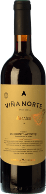 14,95 € Kostenloser Versand | Rotwein Insulares Tenerife Viña Norte Barrica D.O. Tacoronte-Acentejo Kanarische Inseln Spanien Listán Schwarz, Negramoll Flasche 75 cl