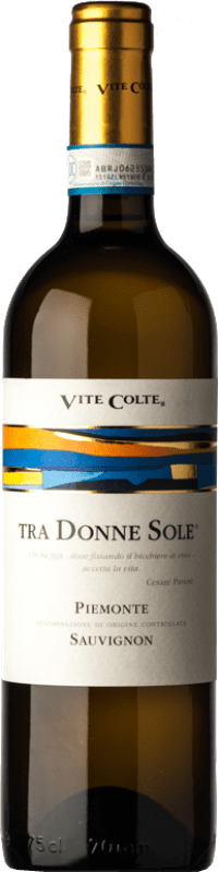 13,95 € Spedizione Gratuita | Vino Bianco Vite Colte Tra Donne Sole D.O.C. Piedmont Piemonte Italia Sauvignon 75 cl
