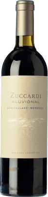 118,95 € 免费送货 | 红酒 Zuccardi Aluvional I.G. Gualtallary 门多萨 阿根廷 Malbec 瓶子 75 cl