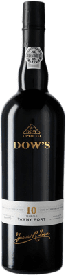 36,95 € Envío gratis | Vino tinto Dow's Port Tawny I.G. Porto Oporto Portugal Touriga Franca, Touriga Nacional, Tinta Roriz 10 Años Botella 75 cl
