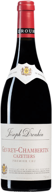 164,95 € Free Shipping | Red wine Domaine Joseph Drouhin 1er Cru Cazetiers A.O.C. Gevrey-Chambertin Burgundy France Pinot Black Bottle 75 cl