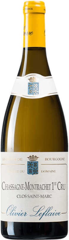 273,95 € Envío gratis | Vino blanco Olivier Leflaive 1er Cru Clos Saint-Marc A.O.C. Chassagne-Montrachet Borgoña Francia Chardonnay Botella 75 cl