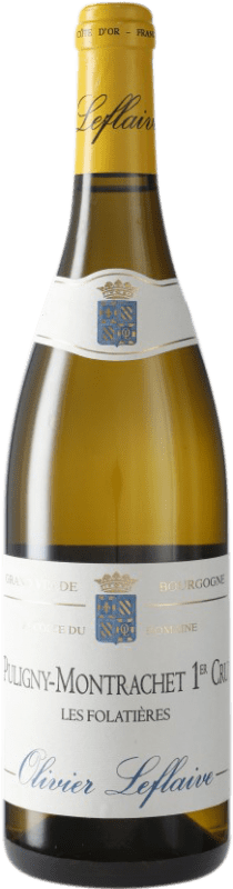 197,95 € Envio grátis | Vinho branco Olivier Leflaive 1er Cru Les Folatières A.O.C. Puligny-Montrachet Borgonha França Chardonnay Garrafa 75 cl