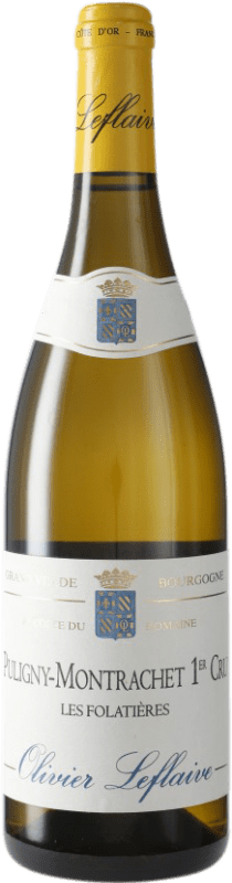206,95 € Free Shipping | White Wine Olivier Leflaive Les Folatières 1er Premier Cru A.O.C. Puligny-Montrachet Burgundy France Chardonnay Bottle 75 cl