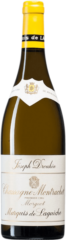 276,95 € Envío gratis | Vino blanco Joseph Drouhin 1er Cru Morgeot Marquis de Laguiche A.O.C. Chassagne-Montrachet Borgoña Francia Chardonnay Botella 75 cl