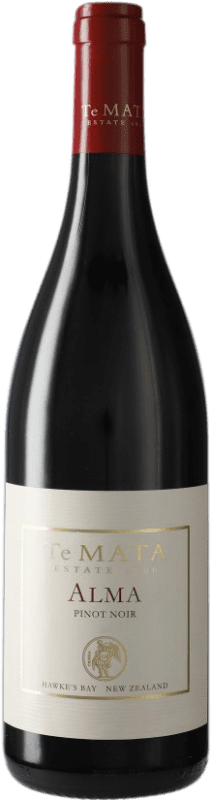 46,95 € Бесплатная доставка | Красное вино Te Mata Alma I.G. Hawkes Bay Hawke's Bay Новая Зеландия Pinot Black бутылка 75 cl